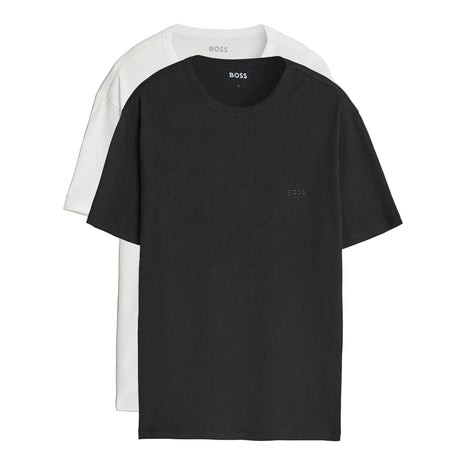 Boss Two-Pack Ribbed T-Shirts in White & Black - Boinclo - Outlet Sale Under Retail