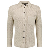 Bottega Veneta Cotton Crochet Shirt Beige - Boinclo - Outlet Sale Under Retail