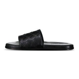 Bottega Veneta Leather Slides in Black - Boinclo - Outlet Sale Under Retail