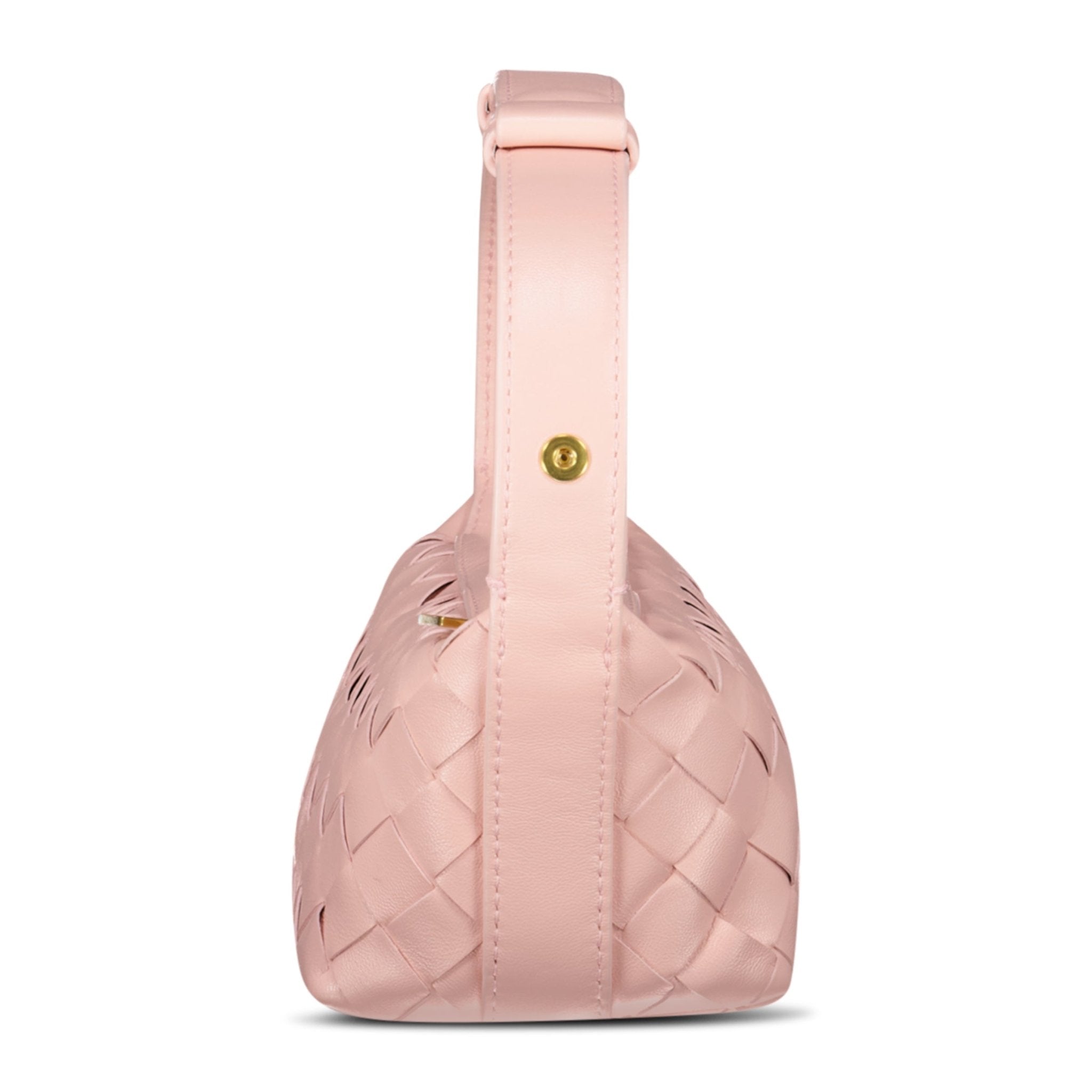 【美品】BOTTEGA VENETAミニ ザ・クラシック バッグ ピンクベージュ bottega-veneta-bottega-veneta-