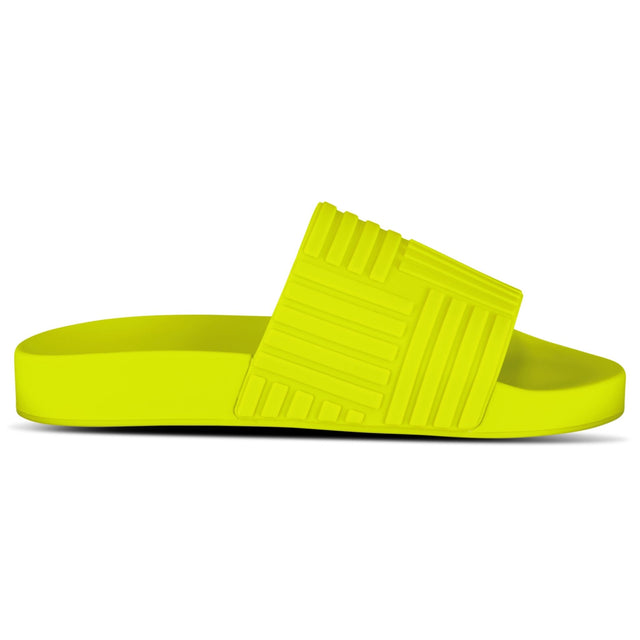 Bottega Veneta Carpet Embossed Rubber Slides Kiwi - Boinclo - Outlet Sale Under Retail