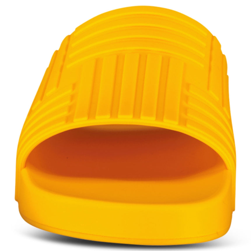 Bottega Veneta Carpet Embossed Rubber Slides Tangerine - Boinclo - Outlet Sale Under Retail