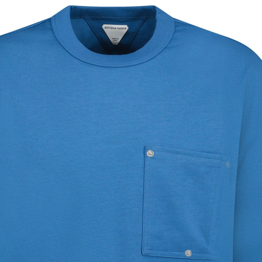 Bottega Veneta Heavy Jersey T - Shirt Pacific Blue - Boinclo ltd - Outlet Sale Under Retail