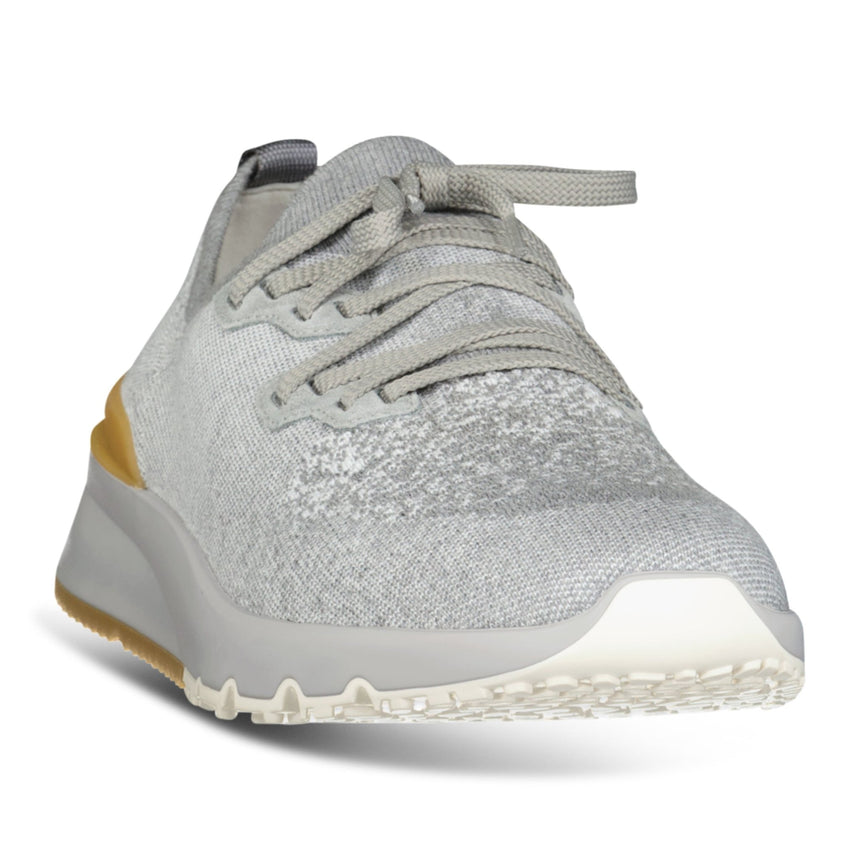 Brunello Cucinelli Cotton - Blend Chiné - Knit Sneakers in Grey - Boinclo - Outlet Sale Under Retail