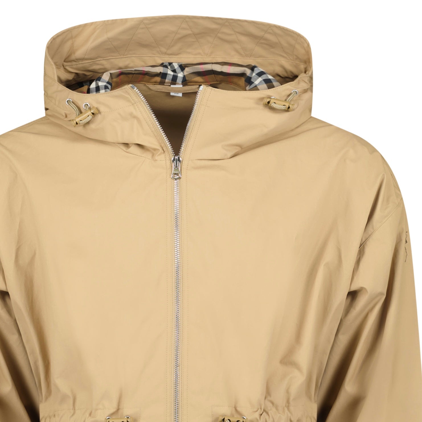 ジャケット BURBERRY BIRLEY HOODED JACKET Burberry 'Birley' Check Hooded Rain Jacket Archive Beige
