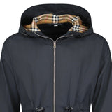 Burberry 'Birley' Check Hooded Rain Jacket Black - Boinclo - Outlet Sale Under Retail