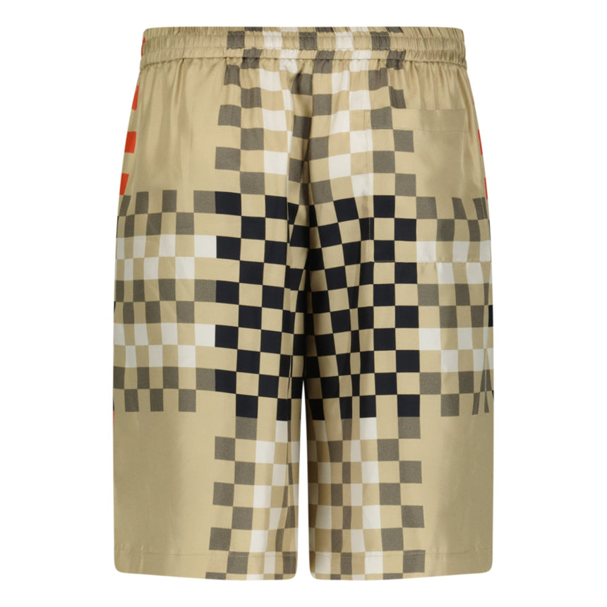 Burberry Summer Silk Shorts & Cotton T-Shirt White