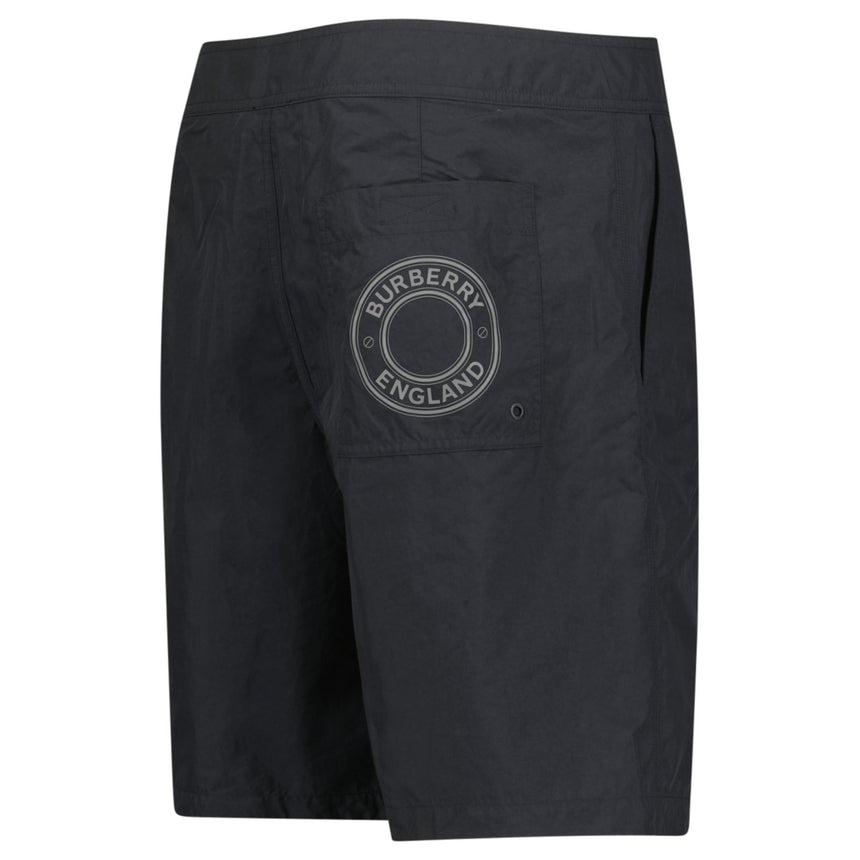 Burberry 'Brenton' Nylon Logo Swim Shorts Periwinkle in Black - Boinclo - Outlet Sale Under Retail