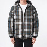 Burberry Broadwell Check Down Hooded Puffer Jacket in Brown - Boinclo - Outlet Sale Under Retail