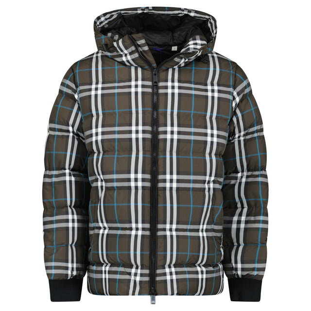 Burberry Broadwell Check Down Hooded Puffer Jacket in Brown - Boinclo - Outlet Sale Under Retail
