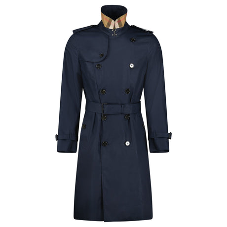 Burberry 'Brockham' Double Breasted Belted Trench Jacket Navy - Boinclo - Outlet Sale Under Retail