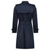 Burberry 'Brockham' Double Breasted Belted Trench Jacket Navy - Boinclo - Outlet Sale Under Retail
