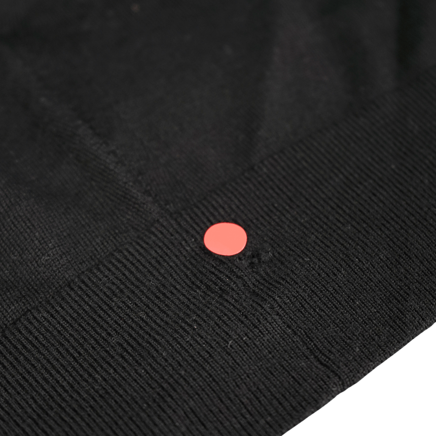 Burberry 'Bempton' Embroidery Check Elbow Wool Jumper Black (Defect) - Boinclo - Outlet Sale Under Retail