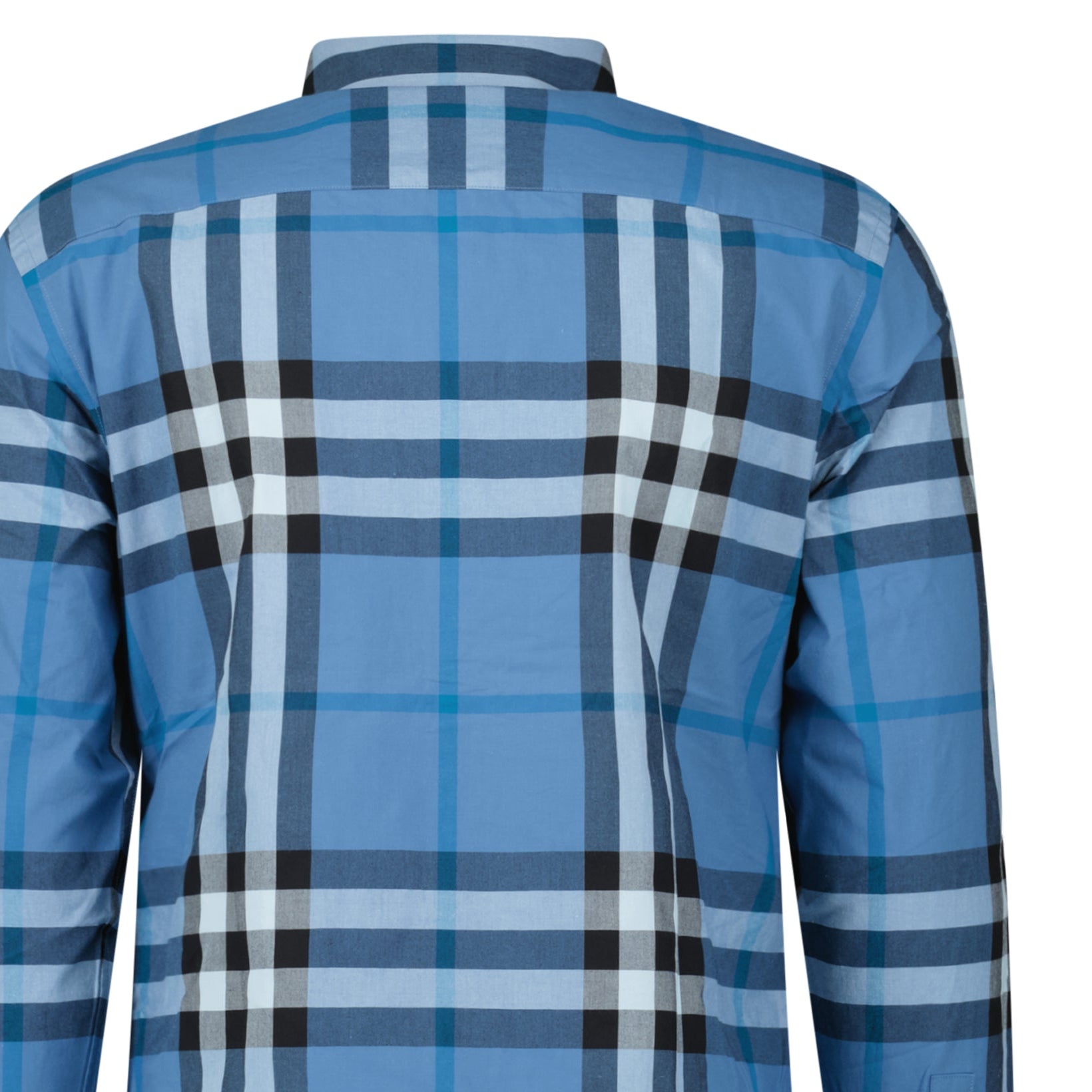Burberry 'Claverdon' Check Shirt in Blue Jade - Outlet Sale Always