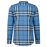 Burberry 'Claverdon' Check Shirt in Blue Jade - Boinclo - Outlet Sale Under Retail