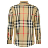 Burberry 'Claverdon' Check Shirt in Taupe brown - Boinclo - Outlet Sale Under Retail