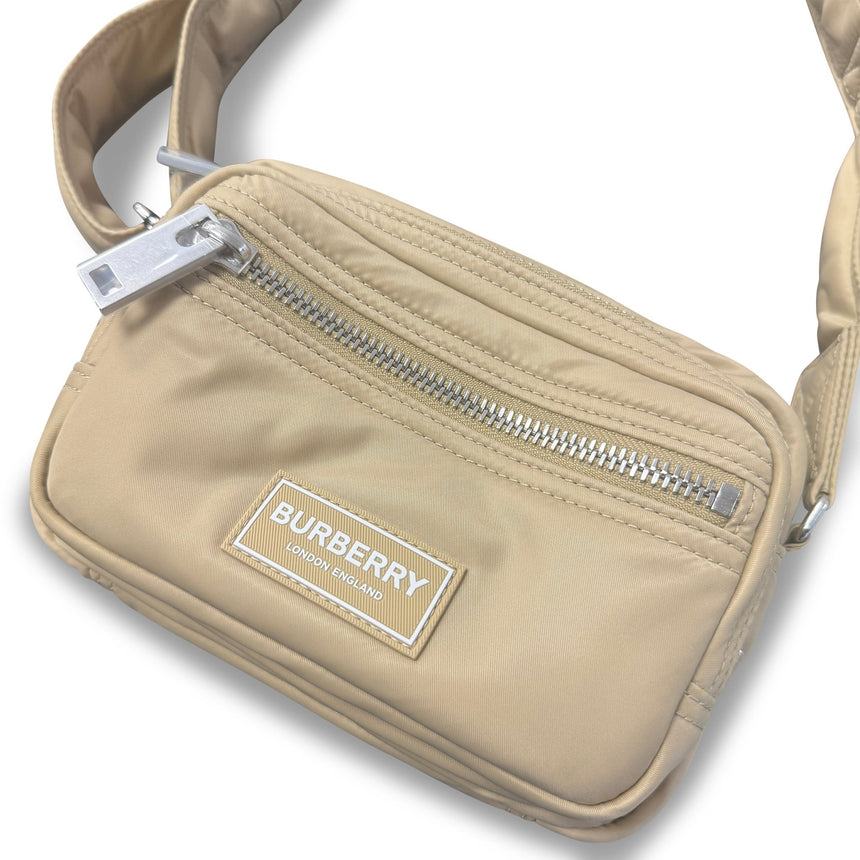 Burberry 'Ellison' Cross Body Messenger Bag Gold Honey - Boinclo - Outlet Sale Under Retail
