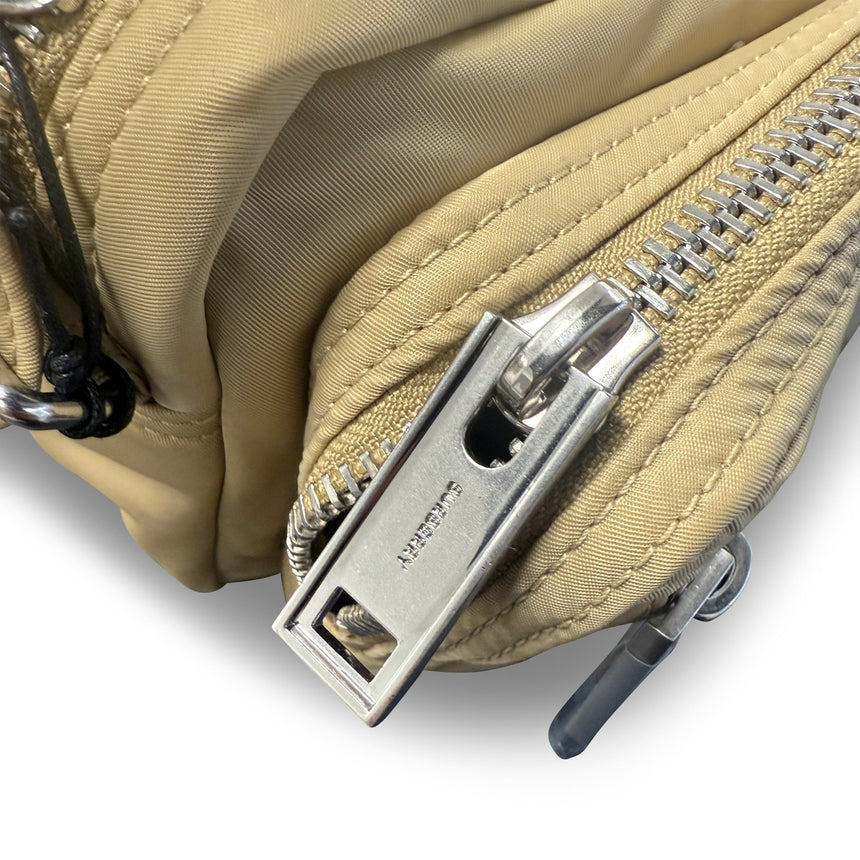 Burberry 'Ellison' Cross Body Messenger Bag Gold Honey - Boinclo - Outlet Sale Under Retail