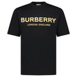 Burberry 'Ellison' Logo Print T-Shirt Black - Boinclo - Outlet Sale Under Retail