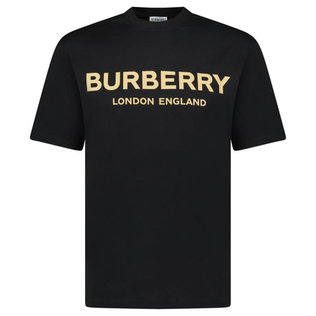 Burberry 'Ellison' Logo Print T-Shirt Black - Boinclo - Outlet Sale Under Retail
