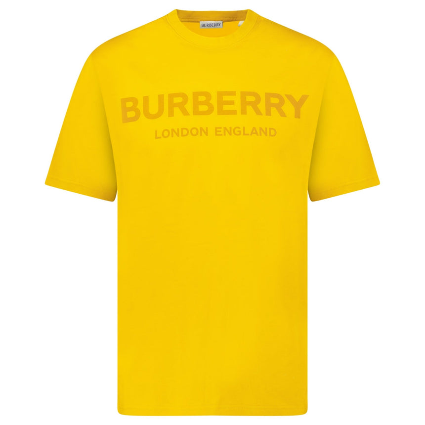 Burberry 'Ellison' Logo Print T-Shirt Orange - Boinclo - Outlet Sale Under Retail