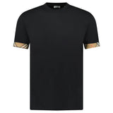 Burberry 'Ellison' Organic Cotton Check Sleeve Black - Boinclo - Outlet Sale Under Retail