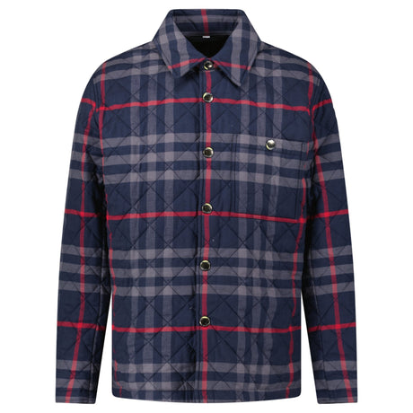 Burberry 'Forres' Diamond Quilted Jacket Navy - Boinclo - Outlet Sale Under Retail