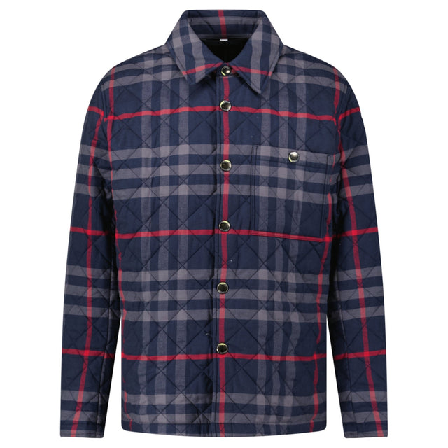 Burberry 'Forres' Diamond Quilted Jacket Navy - Boinclo - Outlet Sale Under Retail