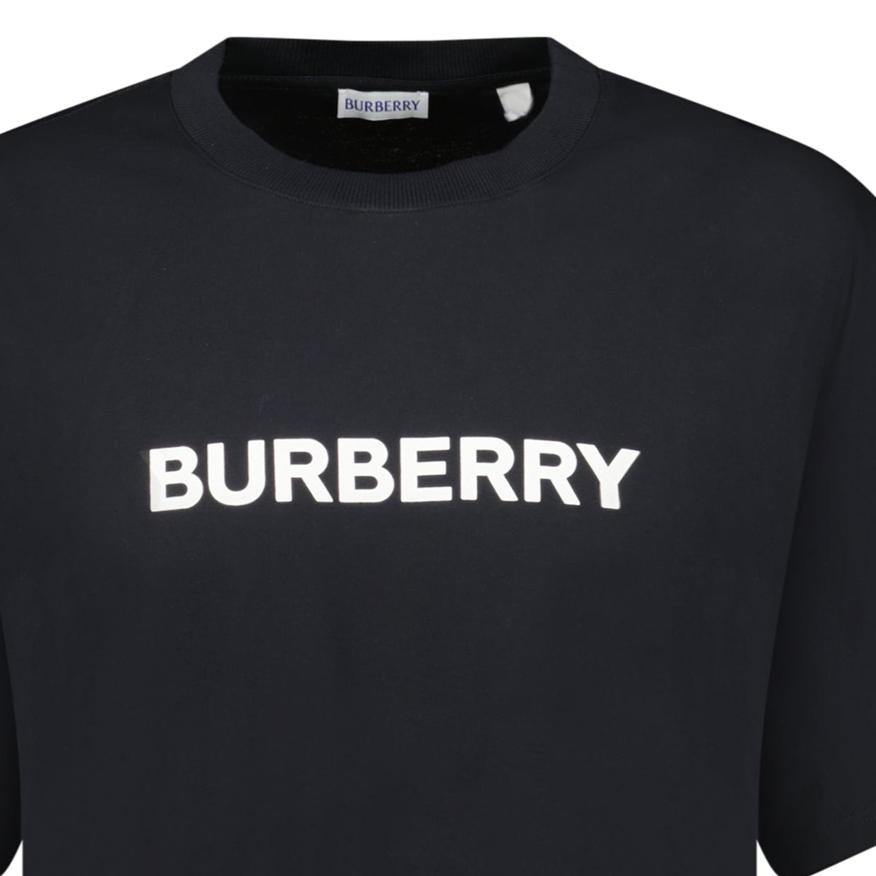 Burberry 'Harriston' Short Sleeve T-Shirt Black - Outlet Sale