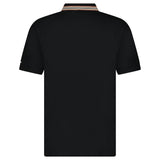 Burberry ‘Hartford’ Striped Check Short Sleeve Polo in Black - Boinclo - Outlet Sale Under Retail