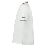 Burberry ‘Hartford’ Striped Check Short Sleeve Polo in White - Boinclo - Outlet Sale Under Retail