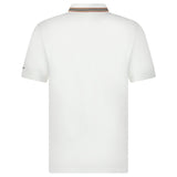 Burberry ‘Hartford’ Striped Check Short Sleeve Polo in White - Boinclo - Outlet Sale Under Retail