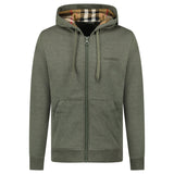Burberry 'Hove' Check Hoodie Khaki - Boinclo - Outlet Sale Under Retail