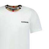 Burberry 'Jayson' Check T-Shirt White - Boinclo - Outlet Sale Under Retail