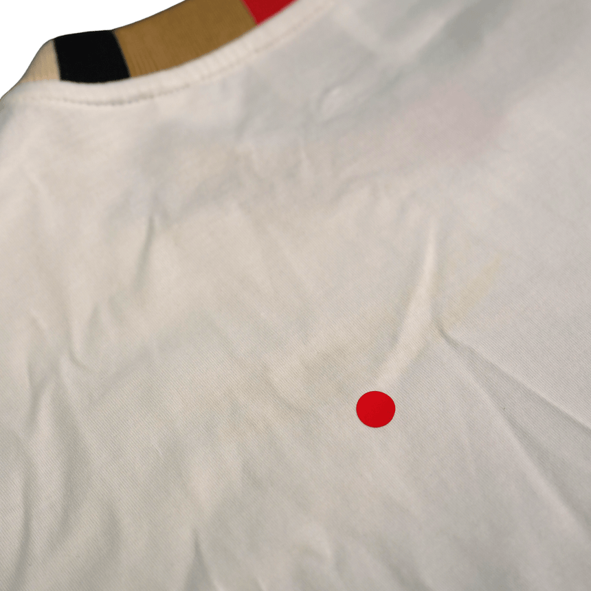 Burberry 'Jayson' Check T-Shirt White (Defect) - Boinclo - Outlet Sale Under Retail