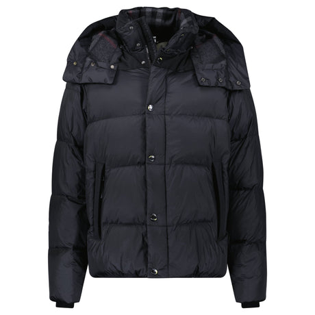 Burberry 'Leeds' Detachable Sleeve Hooded Down Jacket Black - Boinclo - Outlet Sale Under Retail