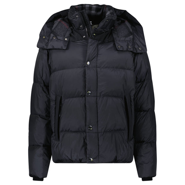Burberry 'Leeds' Detachable Sleeve Hooded Down Jacket Black - Boinclo - Outlet Sale Under Retail
