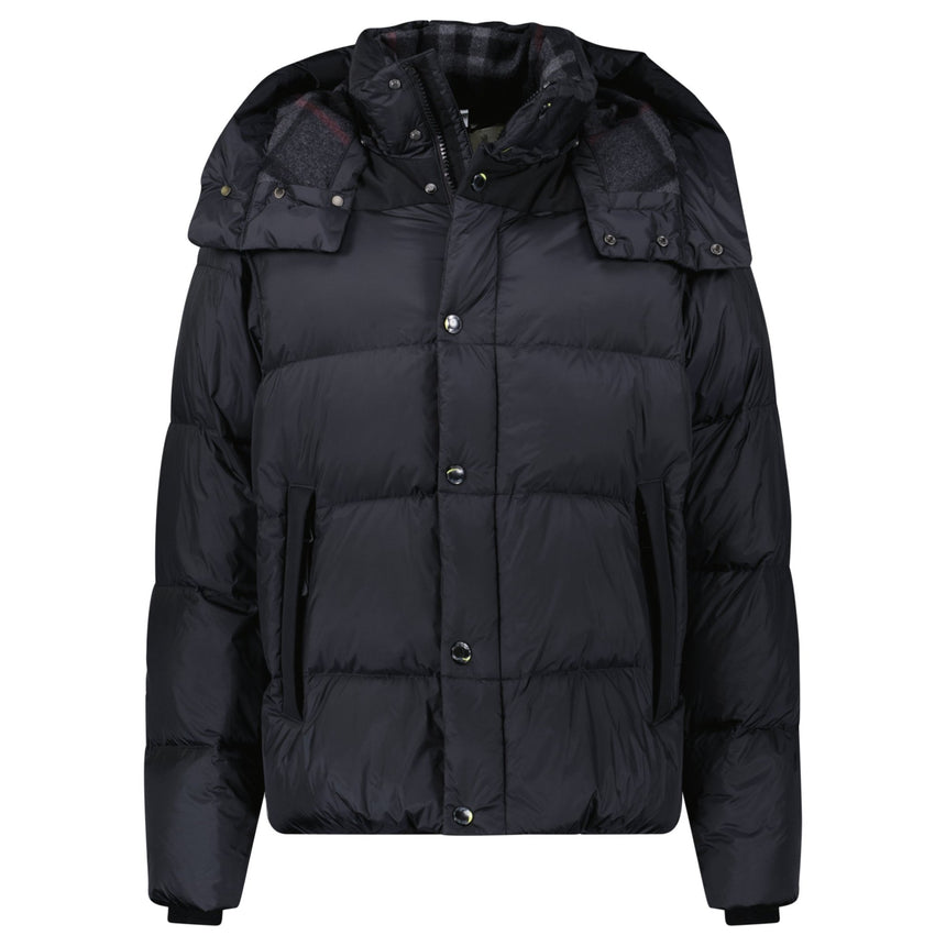 Burberry 'Leeds' Detachable Sleeve Hooded Down Jacket Black - Boinclo - Outlet Sale Under Retail
