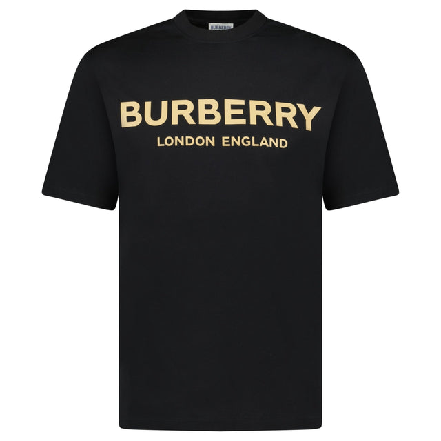 Burberry 'Maud' Logo Print T-Shirt Black - Boinclo - Outlet Sale Under Retail
