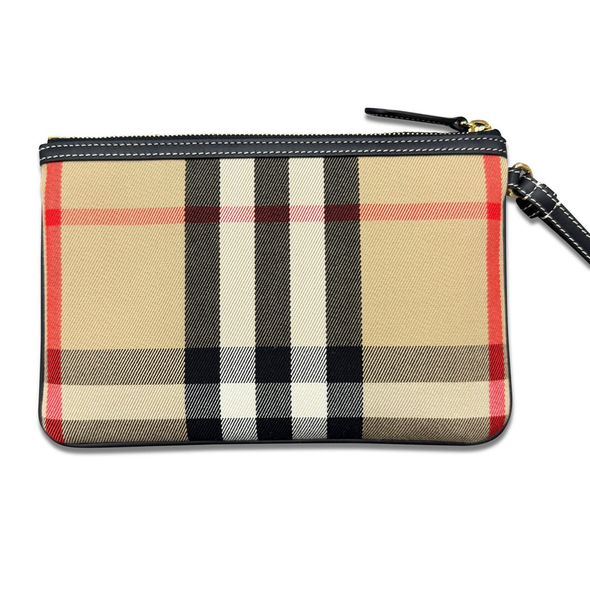 Burberry Peyton Check Wristlet Archive Beige - Boinclo - Outlet Sale Under Retail