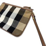 Burberry Peyton Check Wristlet Taupe Brown - Boinclo - Outlet Sale Under Retail