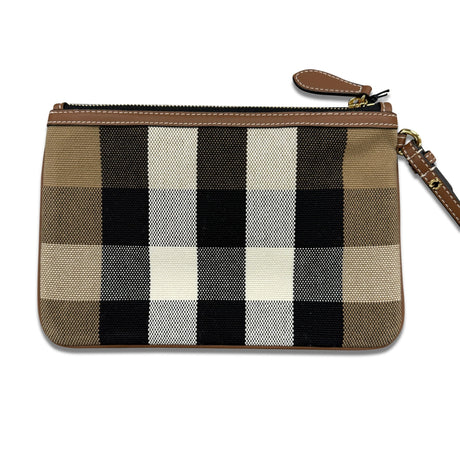 Burberry Peyton Check Wristlet Taupe Brown - Boinclo - Outlet Sale Under Retail