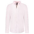Burberry 'Shefford' Check Placket Long Sleeve Shirt in Pale Pink - Boinclo - Outlet Sale Under Retail