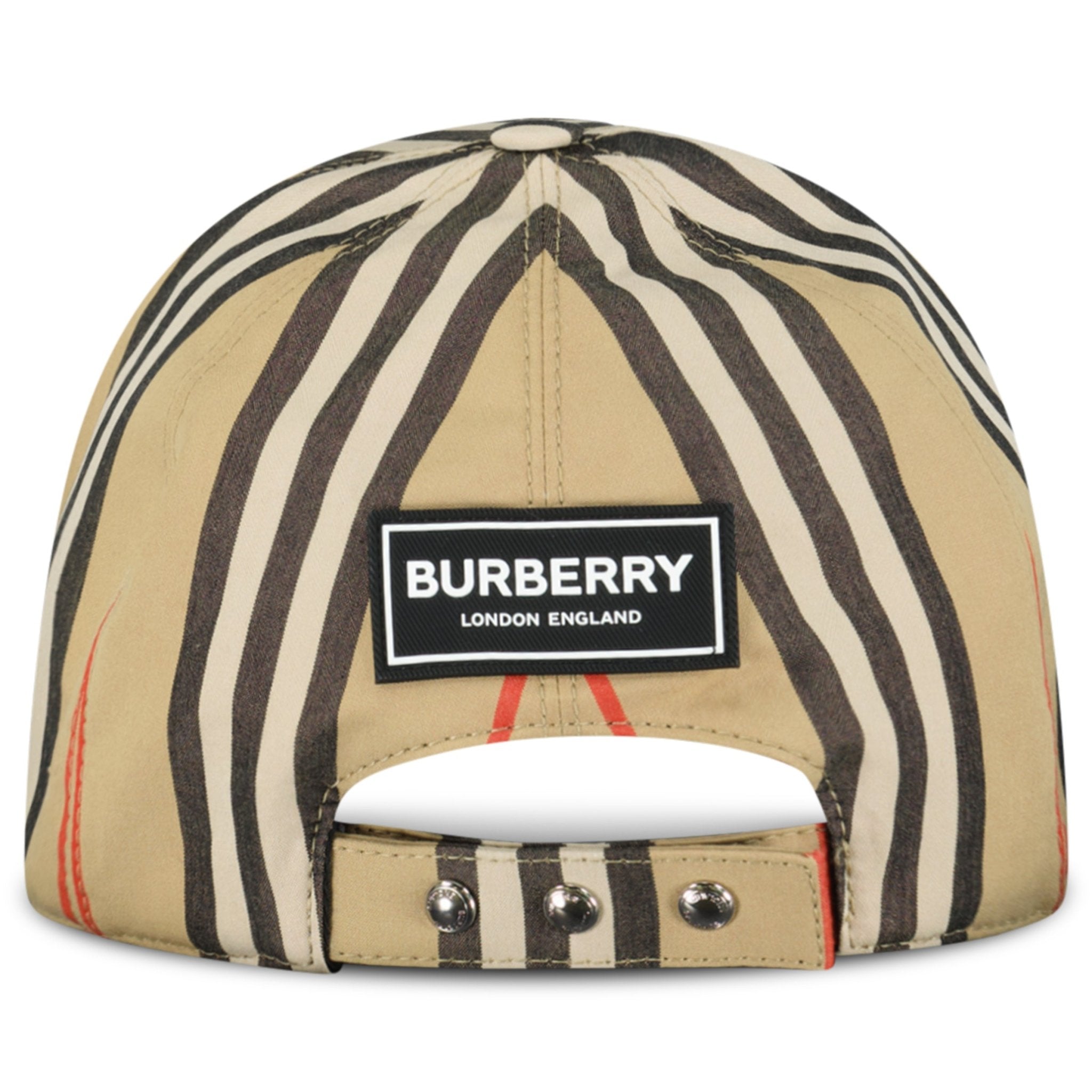 Burberry Checked Linen Cap Wheat Yellow - Outlet Sale Always