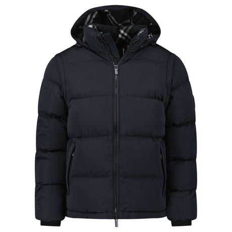 Burberry Technical Nylon Puffer Coat / Gilet in Charcoal Black - Boinclo - Outlet Sale Under Retail