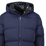 Burberry Technical Nylon Puffer Coat / Gilet in Navy - Boinclo - Outlet Sale Under Retail