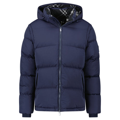 Burberry Technical Nylon Puffer Coat / Gilet in Navy - Boinclo - Outlet Sale Under Retail