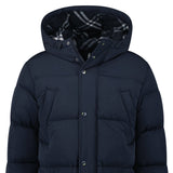 Burberry Technical Nylon Puffer Coat in Navy - Boinclo - Outlet Sale Under Retail