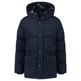 Burberry Technical Nylon Puffer Coat in Navy - Boinclo - Outlet Sale Under Retail