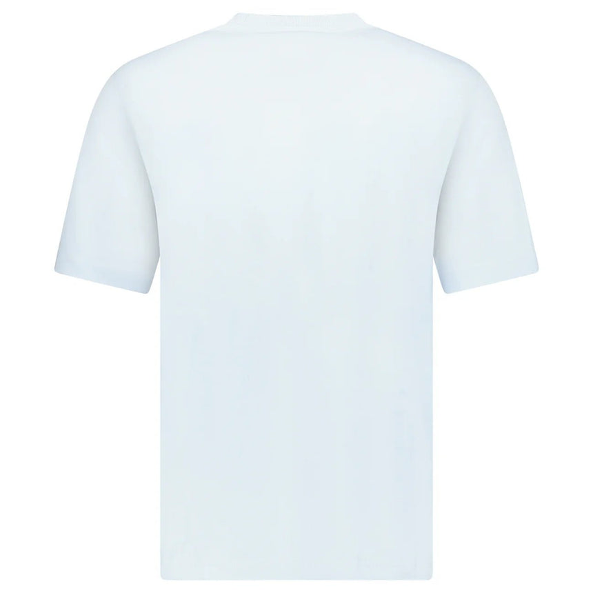 Burberry Check Logo Embroidered T-Shirt Light Blue - Boinclo - Outlet Sale Under Retail